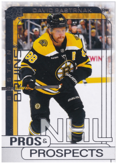2024-25 UD Extended Series - David Pastrňák - Pros & Prospects #PP-11