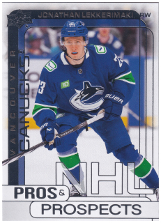 2024-25 UD Extended Series - Jonathan Lekkerimaki - Pros & Prospects #PP-10