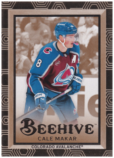 2024-25 UD Extended Series - Cale Makar - Beehive Gold #BH-22