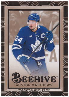 2024-25 UD Extended Series - Auston Matthews - Beehive Gold #BH-30