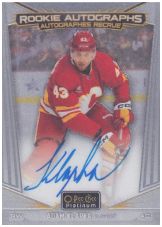 2024-25 UD O-Pee-Chee Platinum - Adam Klapka - Rookie Autographs #R-KL