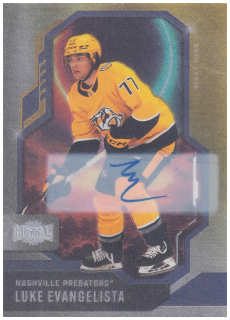 2024-25 UD Skybox Metal Universe - Luke Evangelista - Autographs #9