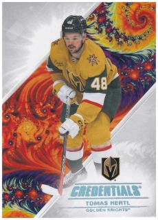 2024-25 UD Credentials - Tomáš Hertl - Fractal #89