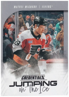 2024-25 UD Credentials - Matvei Michkov - Jumping On The Ice #JI-MM