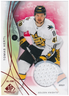 2024-25 UD SP Game Used - Tomáš Hertl - Red Jersey #164