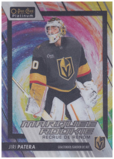 2023-24 UD O-Pee-Chee Platinum - Jiří Patera - Marquee Rookie Rainbow Color Wheel #268