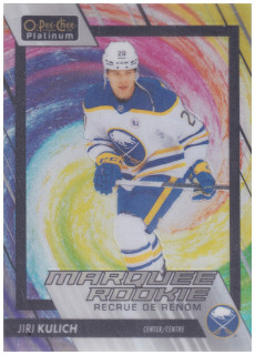 2023-24 UD O-Pee-Chee Platinum - Jiří Kulich - Marquee Rookie Rainbow Color Wheel #261