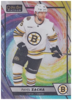 2023-24 UD O-Pee-Chee Platinum - Pavel Zacha - Rainbow Color Wheel #161