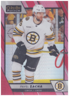 2023-24 UD O-Pee-Chee Platinum - Pavel Zacha - Red Prism /199 #161