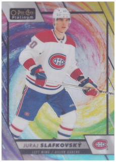 2023-24 UD O-Pee-Chee Platinum - Juraj Slafkovský - Rainbow Color Wheel #117