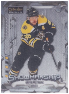 2024-25 UD O-Pee-Chee Platinum - David Pastrňák - Showmanship #S-18