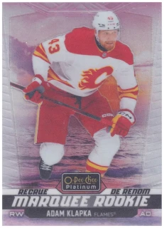 2024-25 UD O-Pee-Chee Platinum - Adam Klapka - Marquee Rookie Sunset #218