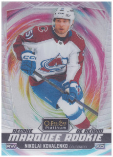 2024-25 UD O-Pee-Chee Platinum - Nikolai Kovalenko - Marquee Rookie Rainbow Color Wheel #227
