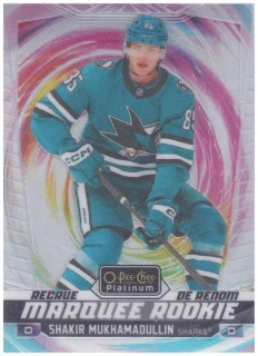 2024-25 UD O-Pee-Chee Platinum - Shakir Mukhamadullin - Marquee Rookie Rainbow Color Wheel #209