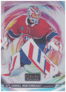 2024-25 UD O-Pee-Chee Platinum - Samuel Montembeault - Rainbow Color Wheel #96