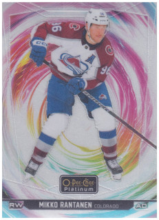 2024-25 UD O-Pee-Chee Platinum - Mikko Rantanen - Rainbow Color Wheel #196