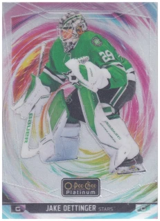 2024-25 UD O-Pee-Chee Platinum - Jake Oettinger - Rainbow Color Wheel #191