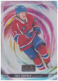 2024-25 UD O-Pee-Chee Platinum - Cole Caufield - Rainbow Color Wheel #11