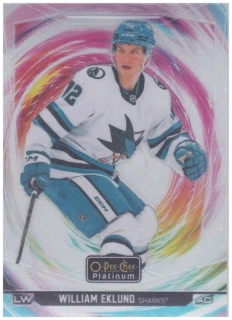 2024-25 UD O-Pee-Chee Platinum - William Eklund - Rainbow Color Wheel #19