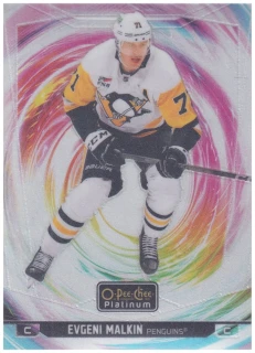 2024-25 UD O-Pee-Chee Platinum - Evgeni Malkin - Rainbow Color Wheel #187