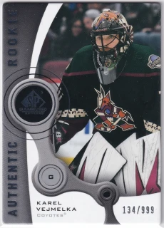 2021-22 UD SP Game Used - Karel Vejmelka - 2005-06 Retro Rookies /999 #R-59