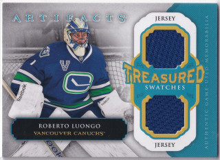 2013-14 UD Artifacts - Roberto Luongo - Treasured Swatches #TS-RL