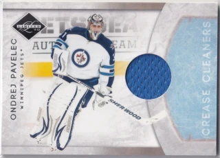 2011-12 Panini Limited - Ondřej Pavelec - Crease Cleaners - Materials /99 #18