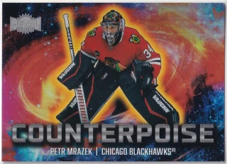2024-25 UD Skybox Metal Universe - Petr Mrázek - Counterpoise #28