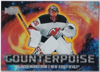 2024-25 UD Skybox Metal Universe - Jacob Markstrom - Counterpoise #20