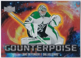 2024-25 UD Skybox Metal Universe - Jake Oettinger - Counterpoise #13