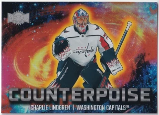 2024-25 UD Skybox Metal Universe - Charlie Lindgren - Counterpoise #12