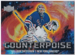 2024-25 UD Skybox Metal Universe - Igor Shesterkin - Counterpoise #10