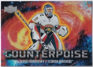 2024-25 UD Skybox Metal Universe - Sergei Bobrovsky - Counterpoise #7