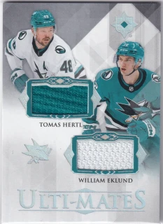 2023-24 UD Ultimate Collection - Tomáš Hertl, William Eklund - Ulti-Mates #UTM-HE