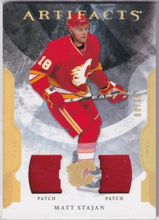 2011-12 UD Artifacts - Matt Stajan - Gold Spectrum Patch/Patch /15 #2