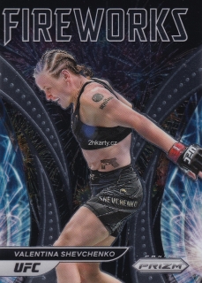2022 Panini Prizm UFC - Valentina Shevchenko - Fireworks