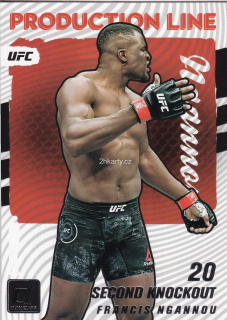 2022 Panini Donruss UFC - Francis Ngannou - Production Line