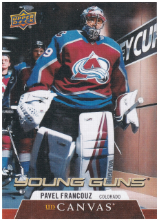 2020-21 UD Series 1 - Pavel Francouz - Young Guns Canvas #C96