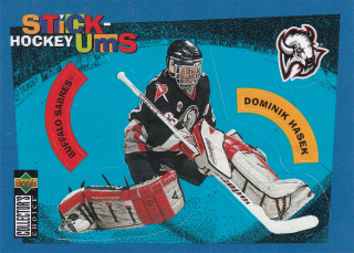 1997-98 UD Collector's Choice - Dominik Hašek - Stick-Ums #S30