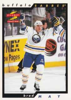 1996-97 Score - Brad May