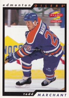 1996-97 Score - Todd Marchant