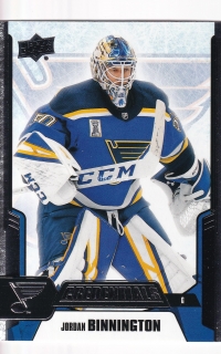 2019-20 UD Credentials - Jordan Binnington