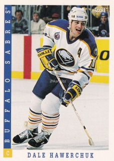 1993-94 Score - Dale Hawerchuk (English)