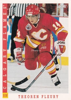 1993-94 Score - Theoren Fleury (English)