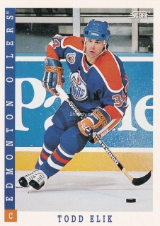 1993-94 Score - Todd Elik (English)
