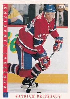 1993-94 Score - Patrice Brisebois (English)