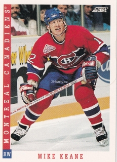 1993-94 Score - Mike Keane (English)