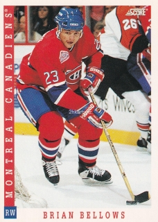1993-94 Score - Brian Bellows (English)
