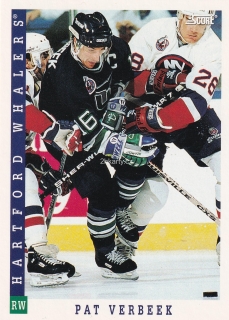 1993-94 Score - Pat Verbeek (English)