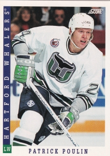 1993-94 Score - Patrick Poulin (English)